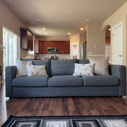 4 Gray Couches – Sold Together Only