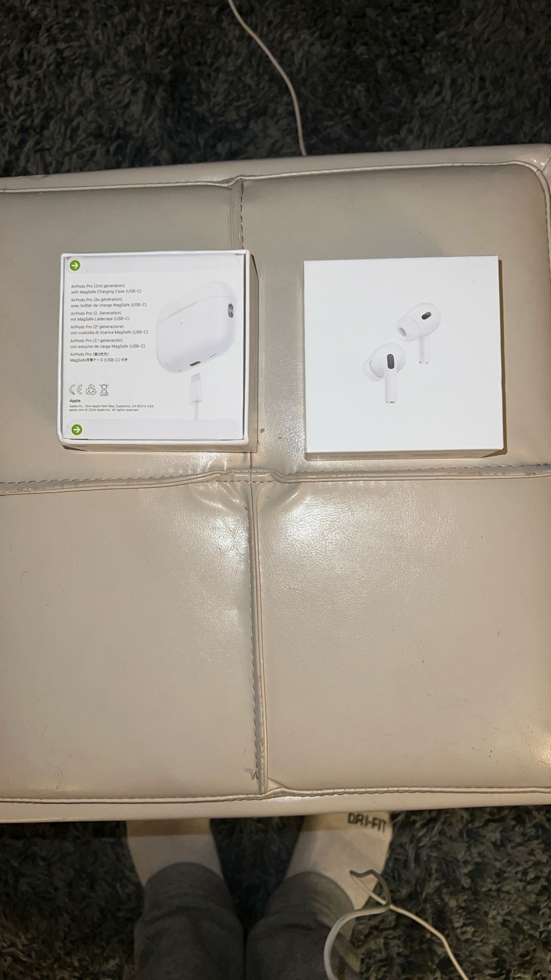 Unboxed airpods