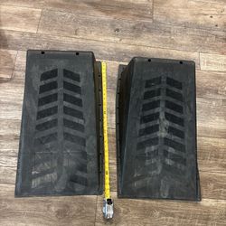 Lot of 2 Bravo Sports Launch Ramp Mini hi-impact Polymer skateboard scooter bike