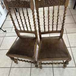 H. W. Hull & Sons - Antique Oak Chairs - Solid Oak Spindle Chair, Antique Quality Oak $100 OBO 