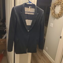 BLACK LINED JACKET - PETTICOAT  ALLEY