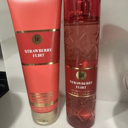 Bath & Body Works Strawberry Flirt Set 