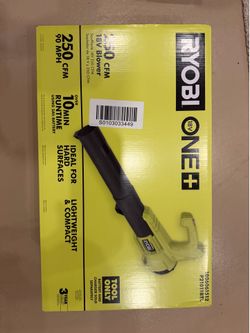 RYOBI Blower + 4Ah Battery + Fast Charger