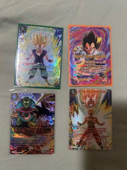 Gohan vegeta goku piccolo dragonball super tcg cards