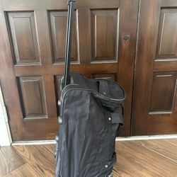 Wheeled Travel Bag, Black, Never Used