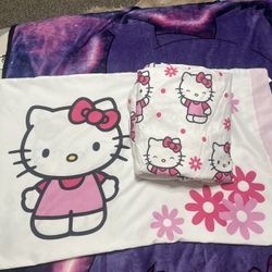 Hello kitty Twin Sheets
