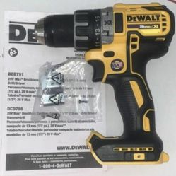 Dewalt 20v XR Drill Driver NEW TOOL ONLY 