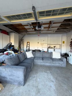 Grey couch/ sectional