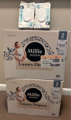 Millie Moon Size 2 Luxury Diapers Bundle