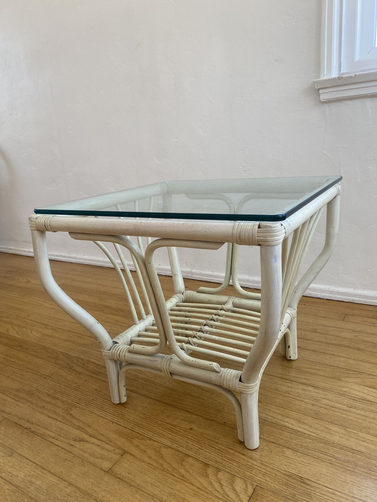 Rattan Side Table