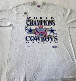 Vintage 1992 Dallas Cowboys Super Bowl XXVII Champions Trench USA XL NFL NOS