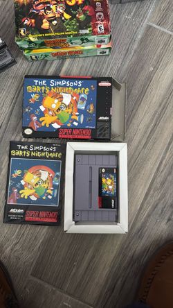 The Simpsons Bart’s Nightmare SNES