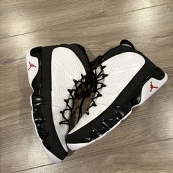 Jordan 9 Retro White Black Red (2010) Size 11