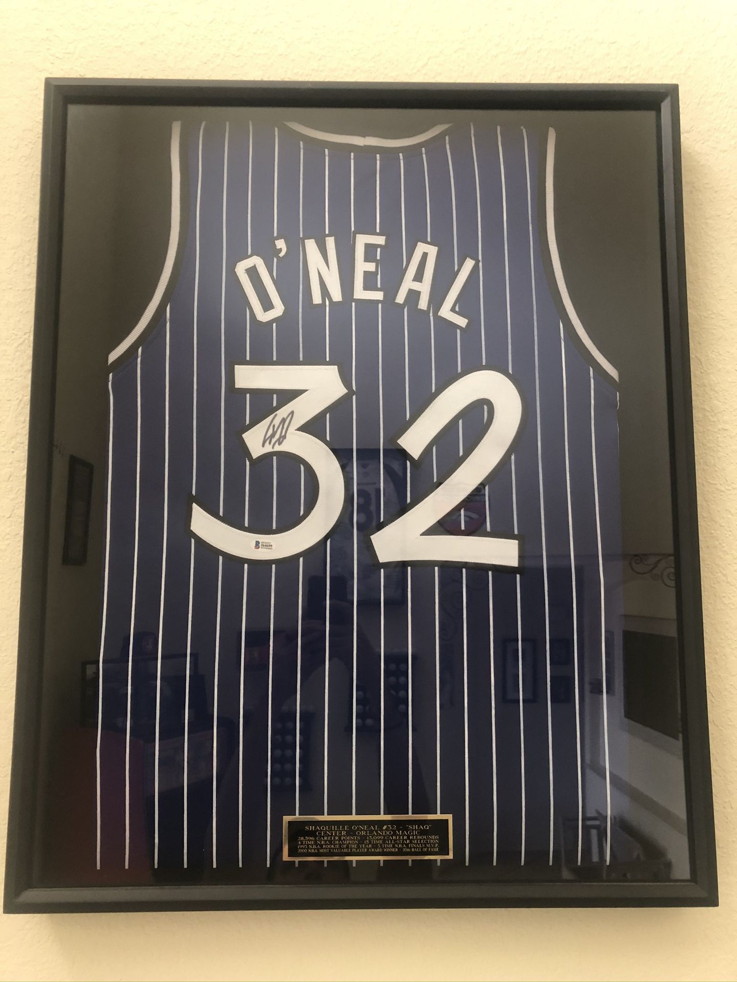 Autographed Shaquille O’Neal Orlando Magic Jersey