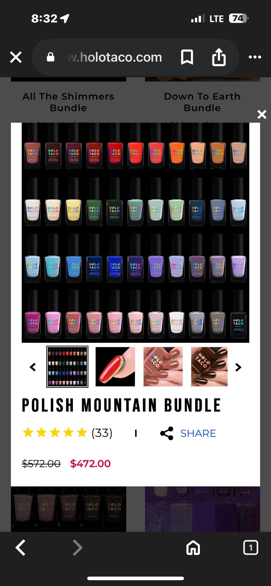 Holo Taco Magnetic Nail Polish And Wand