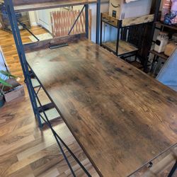 Desk With Power Supply 