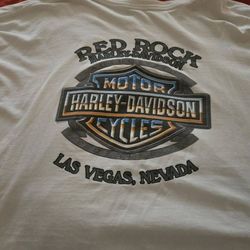 3 Harley Davidson 3XL Shirts Red Red Las Vegas
