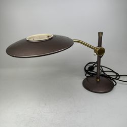 VTG 50s Mid Century Modern MCM Dazor Table Desk Lamp UFO Saucer Model 2004