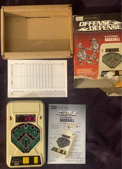 1980 Sears Electronic Baseball – Complete in Box – 46 Years Old!  Price: $20  Description:  ⚾ Vintage 1980 Sears Electronic Baseball!  Take a trip bac