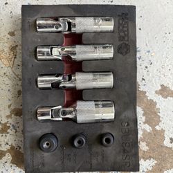 Matco Spark Plug Sockets Set With Foam Tray