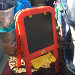 Like New Kids Dryer Race And Chalkboard Easel Only $25 Firm