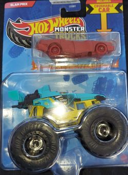 Hot wheels monster trucks slam prix $10