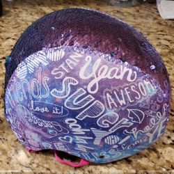 Little Miss Matched Bike Helmet w Sequins