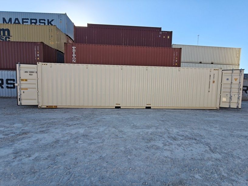 NEW Double Ended Door 40ft High Cube One Trip Shipping Containers For Sale 