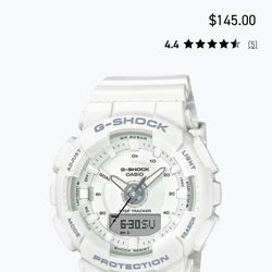 White Casio G shock 