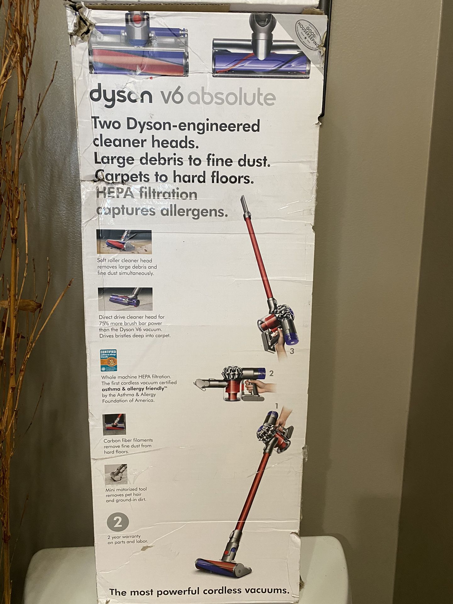 Dyson V6 absolute vacuum