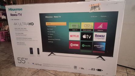 55' Hisense roku TV