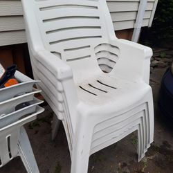 LARGE PLASTIC CHAIRS