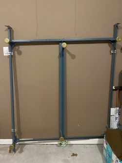Metal bed frame . queen size (requires boxspring)