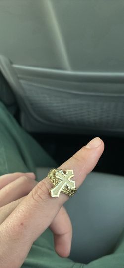 Gold Cross Ring