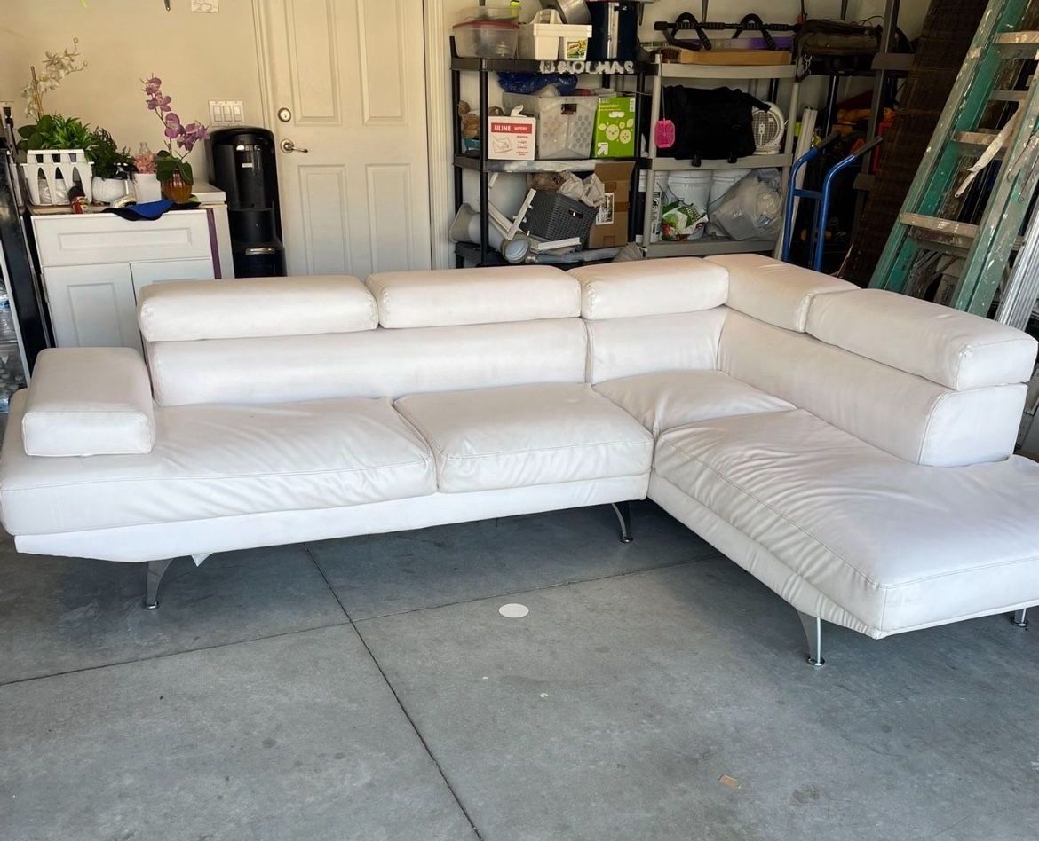 White Sectional Sofa