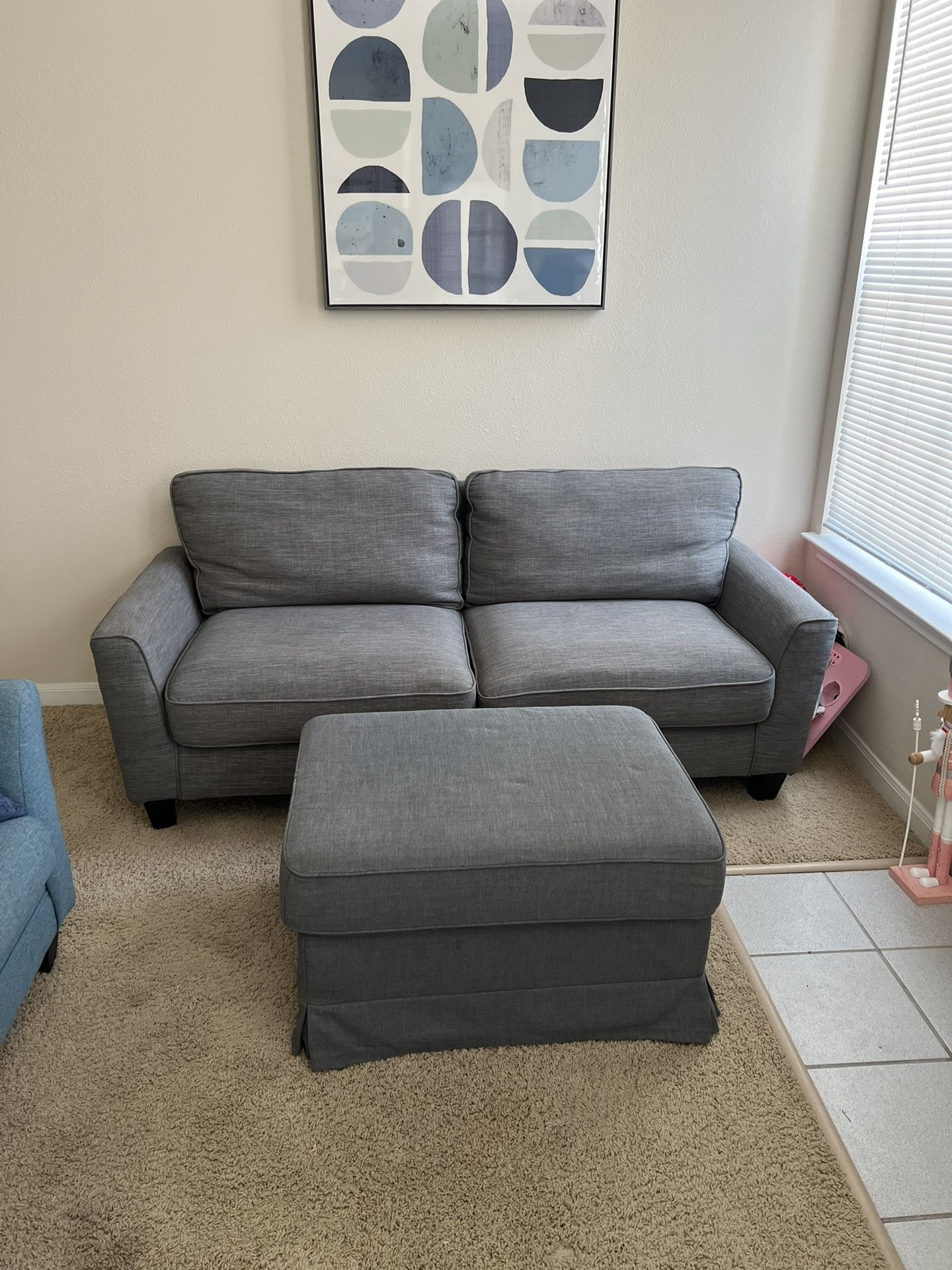 Couch With Ottoman