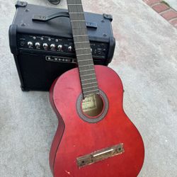 Guitar Amp With Guitar