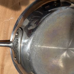12 inch All Clad nonstick high end stainless steel fry pan $15