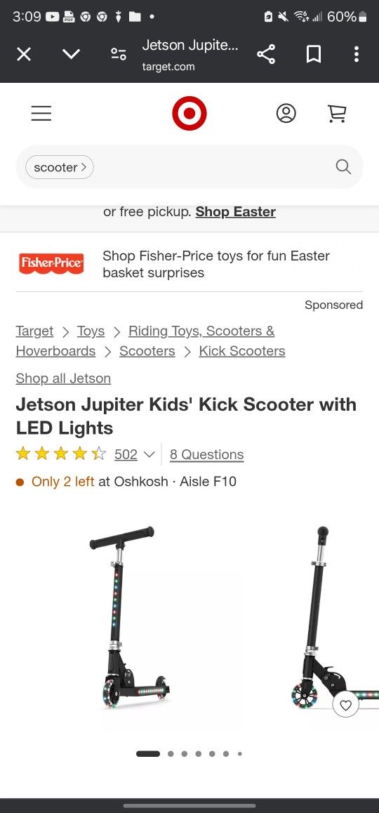 Jetson Jupiter Kid's Kick Scooter With LED Lights/2