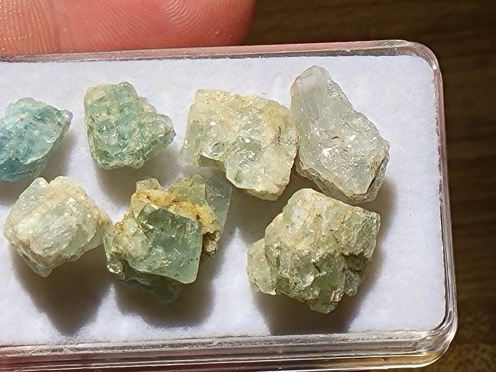 50ctw Aquamarine Gemstone Roughs