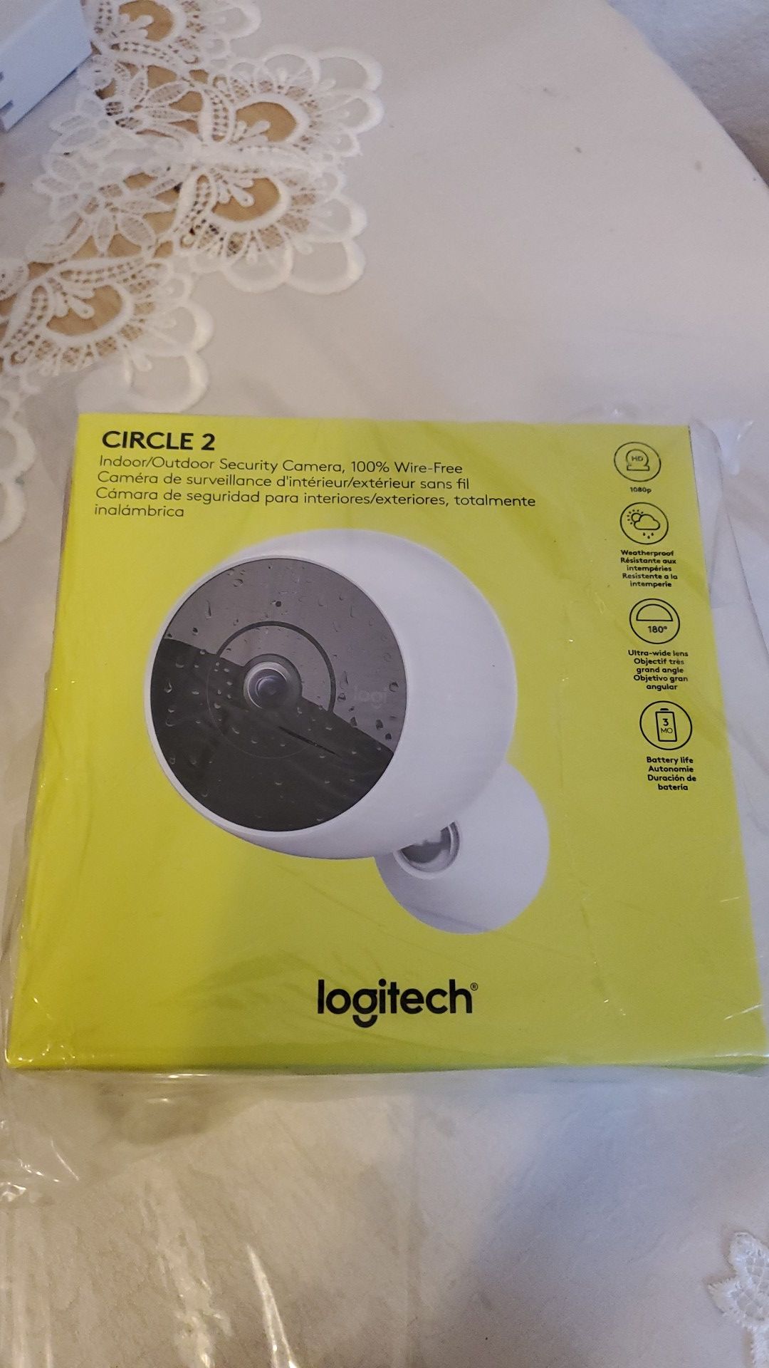 Circle 2 indoor/outdoor security camera, 100% wire-free