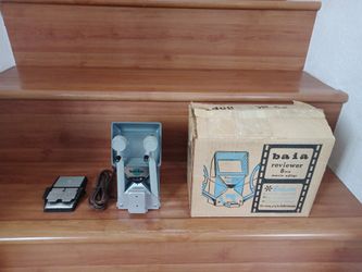 Vintage Baia Reviewer 8mm Movie Editor+ HP 8mm Butt Splicer