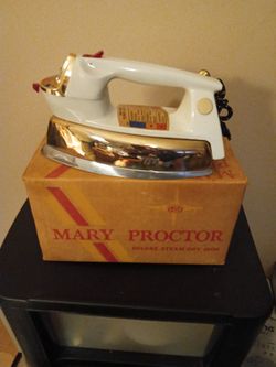 VINTAGE MARY PROCTOR WASH AND WEAR  TEMP-O-GUIDE. DRY & STEAM