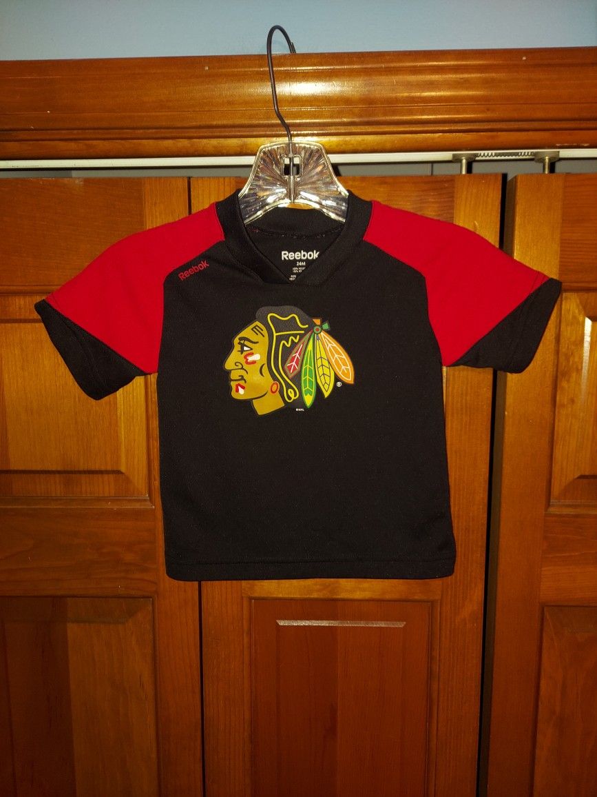 24 MONTH CHICAGO BLACKHAWKS REEBOK SHIRT