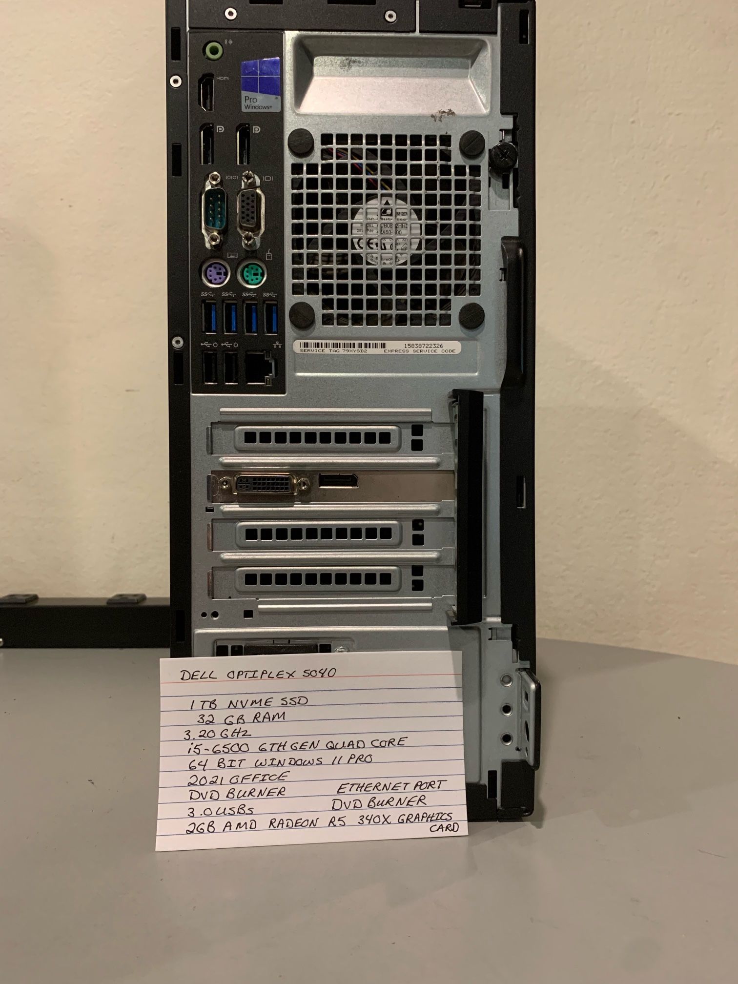 2GB Graphics, 32 GB Ram, and 1TB NVME SSD