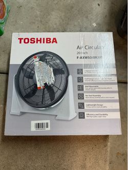 Toshiba 20-Inch High-Velocity Air Circulator Floor Fan (Model F-AXW50)