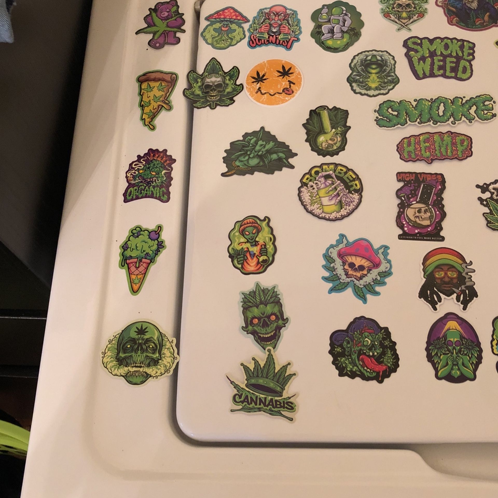 Hemp Stickers 