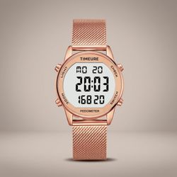 Pedometer Watch for Women Step Counter Calorie Distance Tracker