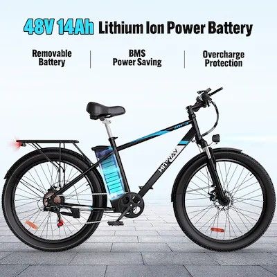 HitWay 26 Inch Electric E Bike