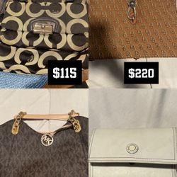 Vintage Coach And More Authentic Purses